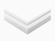 Caisse américaine blanche veinée